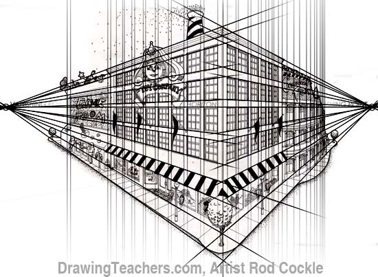 Draw - 2-point perspective drawing: a tutorial
