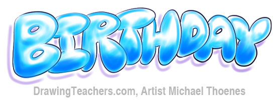 graffiti bubble letters y