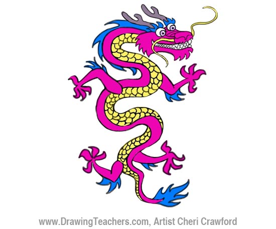 FREE! - Chinese Dragon Pictures to Draw (teacher made)