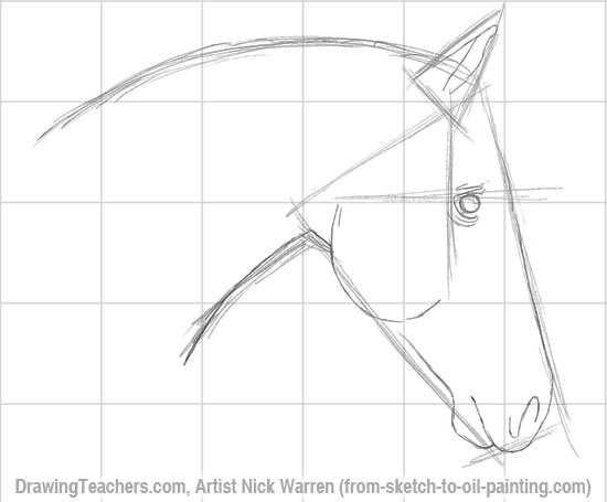 Passo a Passo Desenhar um Cavalo  Desenhos de penteados, Referência de  desenho, Desenhos