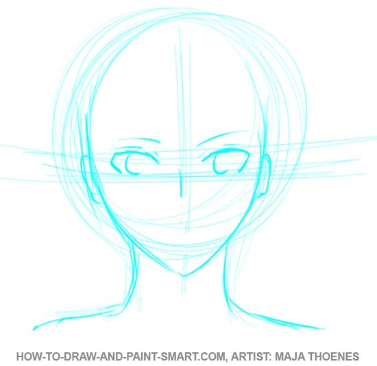 how to draw anime mouth male