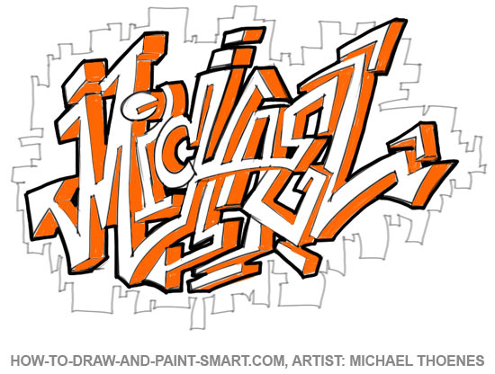 how to draw graffiti spray cans step by step