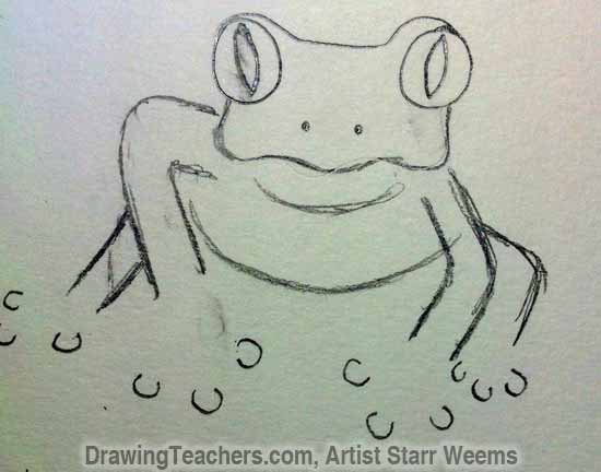 tree frog drawings