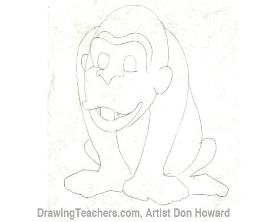 Cartoon Monkey 3