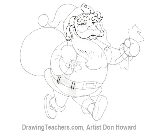 Cartoon Santa Claus 4