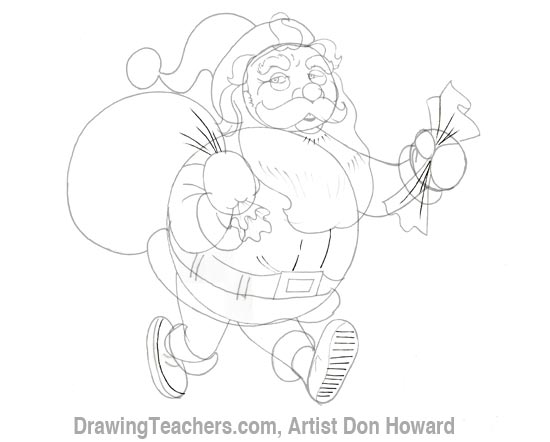 Cartoon Santa Claus 5