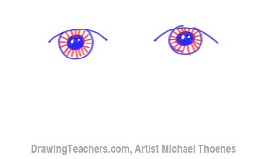 How to Draw a Easy Eyes 5