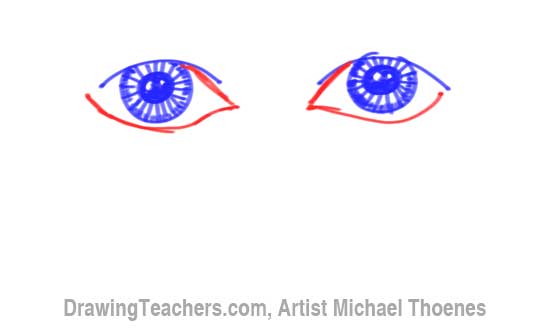 How to Draw a Easy Eyes 7