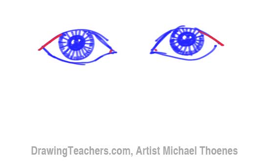 How to Draw a Easy Eyes 8