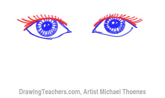 How to Draw a Easy Eyes 9